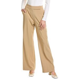 Theo The Label Womens  Gaia Wide Leg Pant, Brown